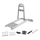 thumbnail image 1 of Soporte para patinetes eléctricos, fácil instalación, acero, profesional, con estante de expansión de carga. Plata, 1 of 8