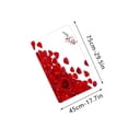 thumbnail image 4 of SDNall Rideaux de la Saint-Valentin Rideau de Douche de la Saint-Valentin Lumières Baignoire avec Rideaux Inodores, Ensemble de Salle de Bain Trois Pièces, Incluant des Crochets, 4 of 9