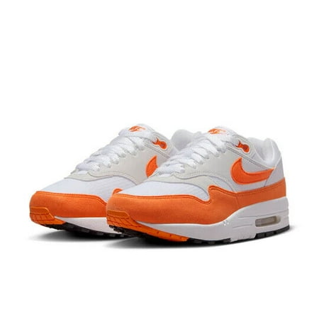 Nike Air Max 1 ON SALE TODAY ONLY! Nike Air Max 1 Dz2628-002 Sneakers Womens Gray Safety Orange Running Shoes Lr523 (Gray 6)
