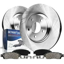 Detroit Axle - Front Brake Kit for 07-14 Ford Edge 07-15 Lincoln MKX Disc Brake Rotors 2007 2008 2009 2010 2011 2012 2013 2014 Ceramic Brakes Pads Replacement : 12.60" inch Front Rotor
