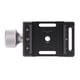 thumbnail image 4 of Abrazadera 38mm Mini Abrazadera Clamp con Tornillo de Perilla de Aluminio y de liberación rápida Compatible con Arca Swiss para 38mm Placa QR Andoer Abrazadera, 4 of 7