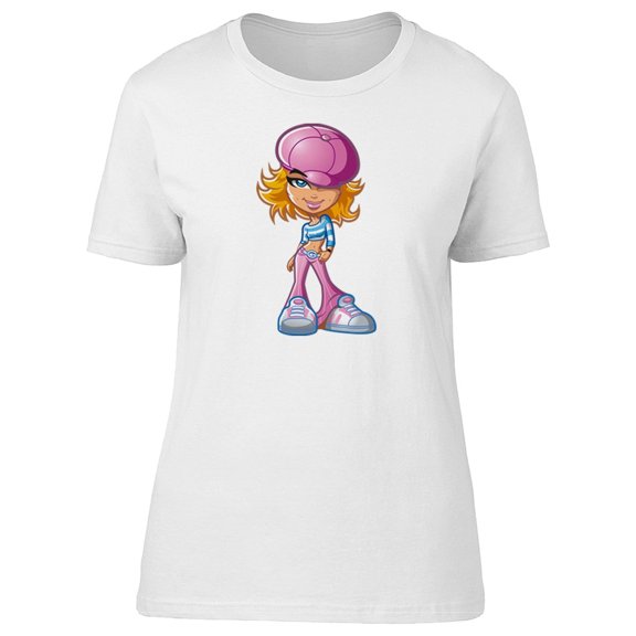 Cool Trendy Street Fashion Girl Tee Women's -Image by Shutterstock