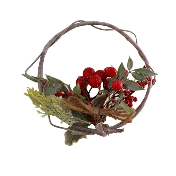 CuiLiyq Merry Christmas Wreath for Front Door, Artificial Wreath with Pine Cone Round Garland Decor, for Holiday Xmas Ornaments Party Decorations