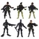thumbnail image 2 of Figuras de acción de 6 uds., figuras de hombres, juego de figuras de hombres del ejército de fuerzas especiales, figuras realistas para proyectos de, 2 of 9
