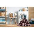 thumbnail image 2 of Ahgly Company Machine Washable Indoor Square Transitional Chocolate Brown Area Rugs, 8' Square, 2 of 7