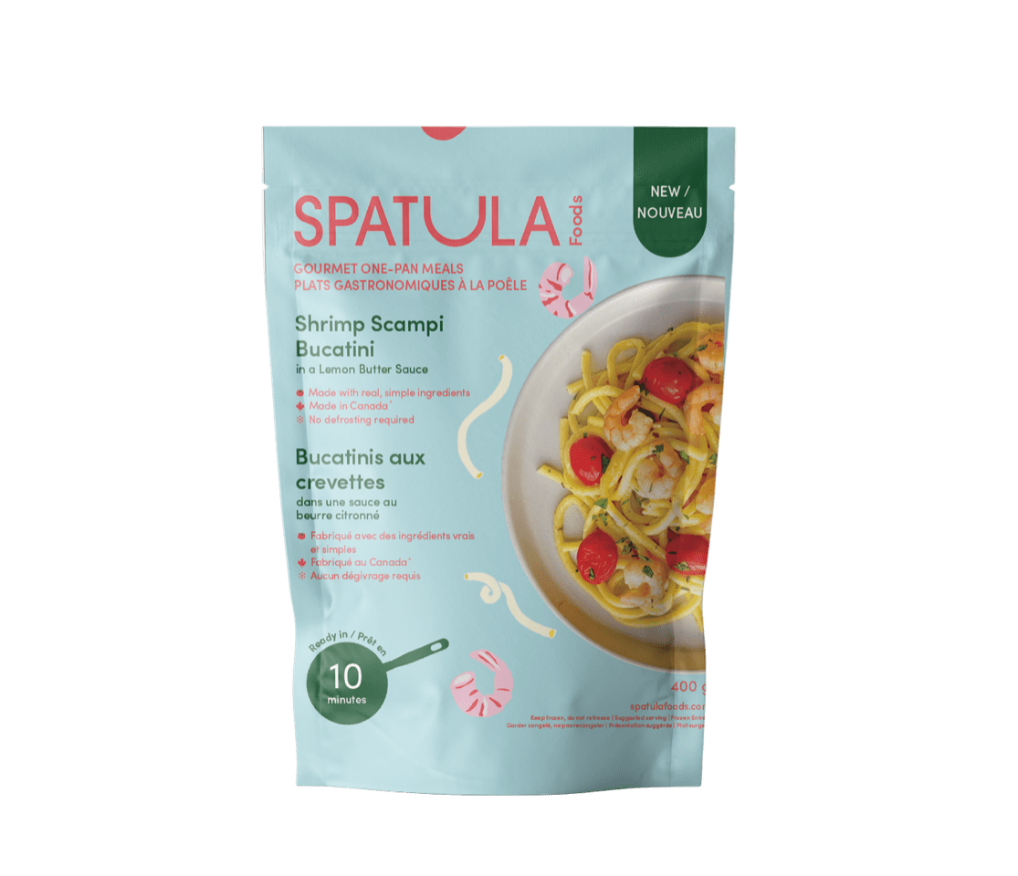 SPATULA Foods Bucatinis aux crevettes dans une sauce au beurre citronné , 400 g 400 g