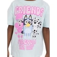 thumbnail image 3 of Bluey Toddler Girls Graphic Tee and Bike Shorts Set, 2-Piece, Sizes 12M-5T, 3 of 7