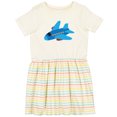 thumbnail image 3 of Inktastic Jet Airplane Childs Plane Girls Toddler Dress, 3 of 5
