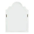 thumbnail image 6 of Kate and Laurel Sindahl Rustic Wood Framed Arch Wall Mirror, 26 x 35, Distressed White, Moroccan-Inspired Accent, 6 of 8