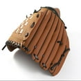 thumbnail image 2 of brown 10.5 inch Softball Glove Baseball Gloves Ball Catching for Adult &Youth, 2 of 5