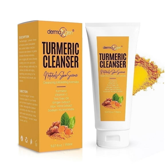 Dermaxgen Turmeric Facial Cleanser, 5 oz