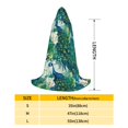 thumbnail image 2 of Honeii Peacock And Flowers Print Poncho Cape, Cloak Coat, Snuggly Hooded Wearable Blanket, Hooded Cape For Teenagers,Halloween Costumes-Medium, 2 of 7