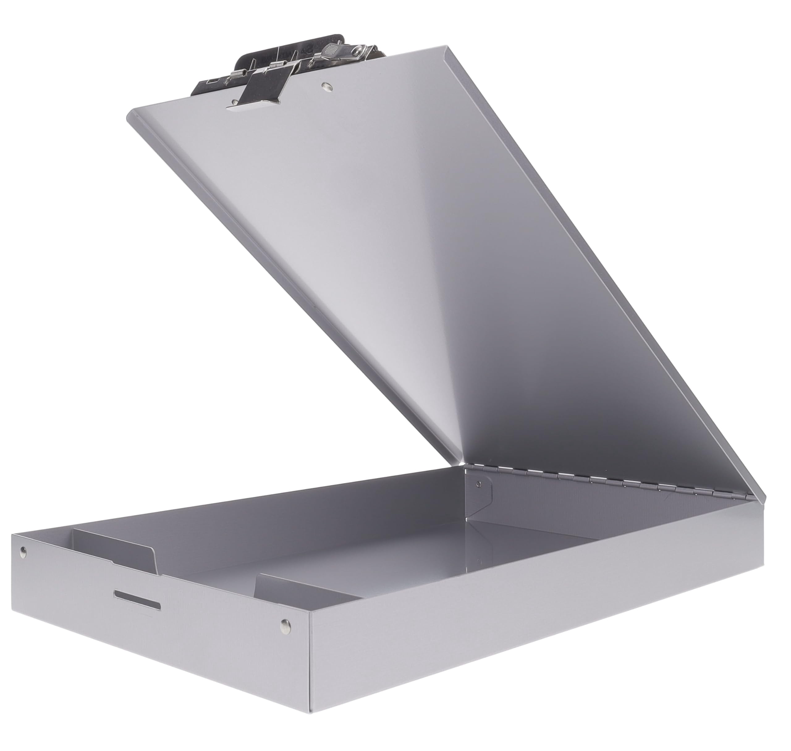 Saunders Recycled Aluminum  Storage Clipboard With Self-locking Latch - Lightweight Weather-resistant Lacquer Finish Stationery Box. Office Products Letter