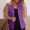 Purple, variant on Deals Of The Day Clearance Women's Outerwear Vests Women's Autumn Solid Color Flip Tie Pocket Sleeveless Suit Jacket