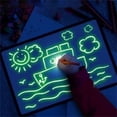 thumbnail image 4 of Tablero de dibujo luminoso LED Graffiti Doodle Tableta de pintura Magia con luz divertida Carevas Tablero de dibujo, 4 of 7