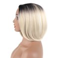 thumbnail image 3 of Fznkrag Ladies Short Bob Wig Short Straight Synthetic Gradient Hair Full Fashion Natural Wigs, 3 of 8