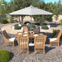 California Umbrella 9' Patio Umbrella in Natural