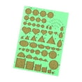 thumbnail image 3 of Tiras De Papel Quilling Tool Ruler Stencil Drawing Tool Para Origami Making Green Sunnimix tablero de quilling de papel, 3 of 8
