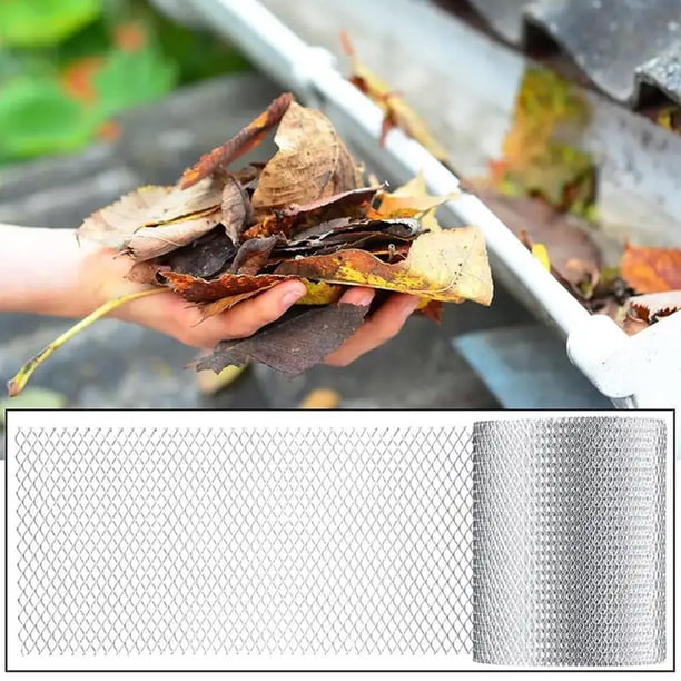 MYG Aluminum Gutter Guard Leaf Guards for Gutters Mesh Guards Leaf Protector MYG Aluminum Gutter Guard Leaf Guards for Gutters Mesh Guards Leaf Protector