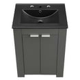 thumbnail image 6 of Modway Maybelle 24" Bathroom Vanity in Gray Black, 6 of 9