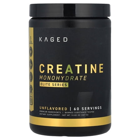 Kaged Elite Series, Creatine Monohydrate, Unflavored, 10.82 oz (307 g)