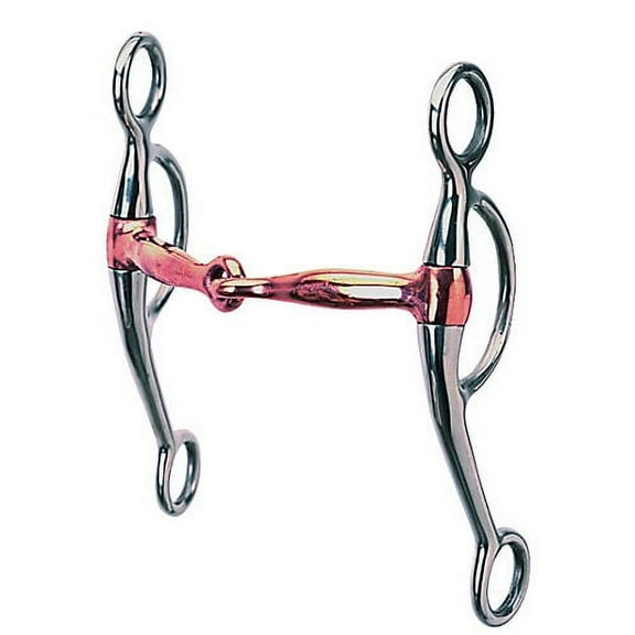 Weaver SS Copper Snaffle Double Rein Bit