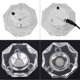 thumbnail image 3 of Transparent LED Lamp White Light Crystal Glass Display Base Stand Holder Round with US Adapter, 3 of 5