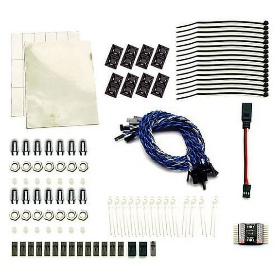 RC Lights 114 Deluxbrake 14 LED System: Rpm Canisters 3mm 14