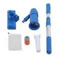 thumbnail image 1 of Portable Vacuum Pool Cleaner, Plastic Simple Design Easy To Assemble Pool Vacuum Jet Easy To Operate With Telescopic Rod For Fountains EU Plug, 1 of 8