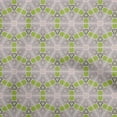 thumbnail image 1 of oneOone Georgette Viscose Green Fabric African Craft Projects Decor Fabric Printed By The Yard 42 Inch Wide, 1 of 4