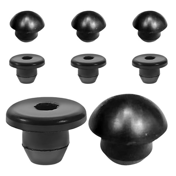 WORGEOUS 8 tapones de goma para botella de suelo, tapón de relleno hidráulico Horizontal, tapón de repuesto para gato, tapón Horizontal de llenado de aceite