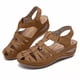 thumbnail image 1 of Verano mujer tobillo correa Casual al aire libre hueco cuña zapatos sandalias Wmkox8yii  sa673, 1 of 5