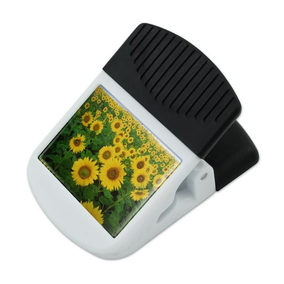 Field of Sunflowers Refrigerator Fridge Magnet Magnetic Hanging Hook Note Snack Clip