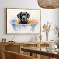 thumbnail image 3 of Labrador Retriever Cute Dog Cat in Bathtube Pictures Painting Prints, Funny Colorfull Animals Bathroom Wall Decor Pet Artworks Pet Gift Ready To Hang, Canvas Wall Art, 3 of 5