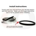 Captain ORing Replacement Lid Seal Gaskets for Yeti Stainless Steel