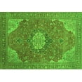 thumbnail image 1 of Ahgly Company Indoor Rectangle Medallion Green Traditional Area Rugs, 5' x 7', 1 of 1