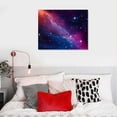 thumbnail image 3 of Shiartex Canvas Wall Art Picture 20x16in for Living Room Bedroom Fall Decor Starry Galaxy 20x16in, 3 of 3