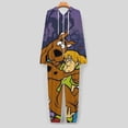 thumbnail image 6 of Scooby-Doo Unisex Onesie Pajamas Zipper Jumpsuit Hooded One Piece Sleepwear for Family Mens Womens, 6 of 8