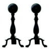 Black Ball Andiron