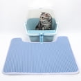 thumbnail image 2 of Gupbes Cat Litter Mat, Folding EVA Waterproof Double Layer U Shape Cat Litter Pad, Non-slip Durable Box Liners Pad For Pets Cats, 2 of 7