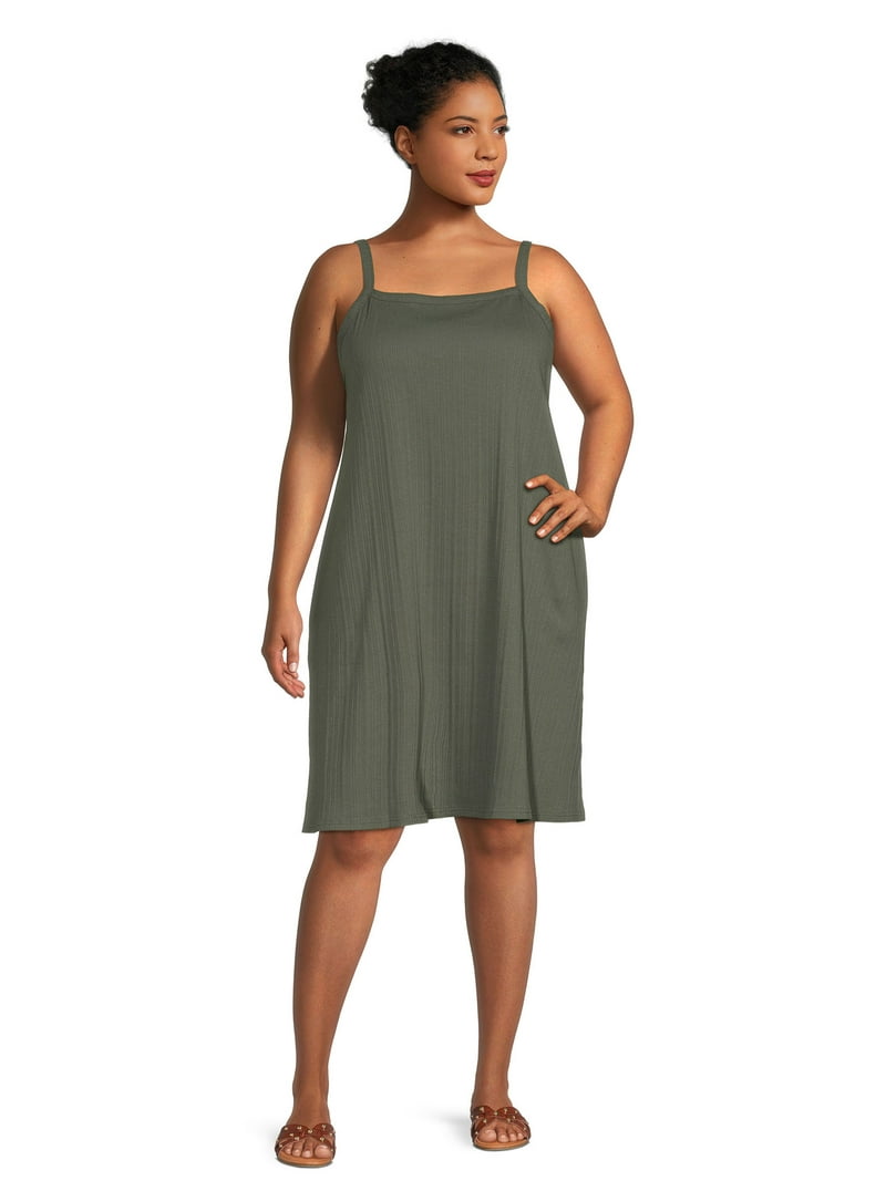 Terra & Sky Plus Size Reversible Tank Dress - Soft, Relaxed, Breezy, Sleeveless - Walmart.com Terra & Sky Plus Size Reversible Tank Dress - Soft, Relaxed, Breezy, Sleeveless - Walmart.com
