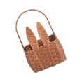 thumbnail image 6 of SOPOTUTU Woven Picnic Basket with Iron Frame, Includes Fruit Storage and Chocolate Holder, and Stylish, 1 Piece, 6 of 8