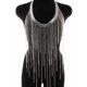thumbnail image 2 of Collar de cadena jinwen Moda Joyas para el cuerpo Plata, 2 of 8