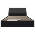 thumbnail image 2 of Nexera Ensemble de Lit à Double Rangement 2 Pcs, Noir, Grand, 2 of 6