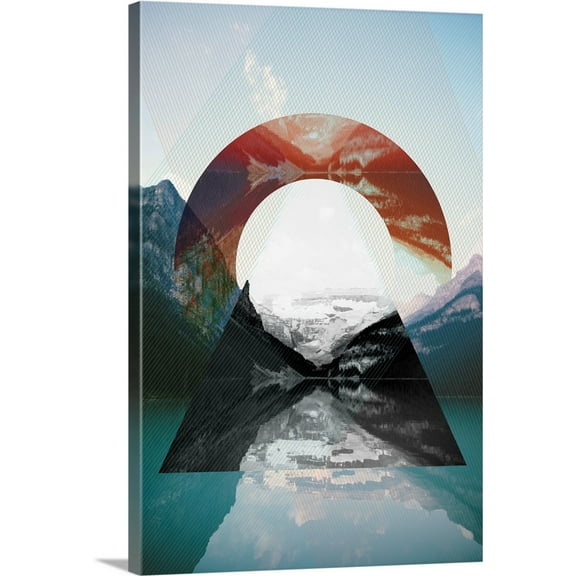Great BIG Canvas | "Mountain Lake" Canvas Wall Art - 20x30