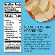 The Good Crisp Company Gluten-Free Sea Salt and Vinegar Snack Chips in Resealable Canister, 5.6 oz