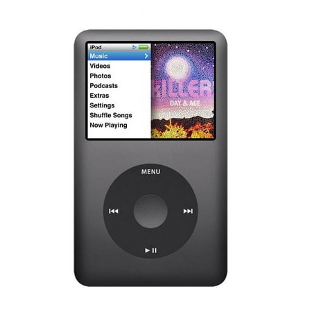 Pre-Owned Apple 7th Generation iPod 160GB Black Classic MP3 Audio/Video Player