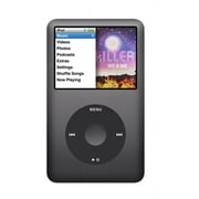 Pre-Owned Apple 7th Generation iPod 160GB Black Classic MP3 Audio/Video Player