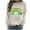 Khaki, variant on Funny St Patricks Day Shirt Women Four Leaf Clover Rainbow Graphic Sweatshirt Crewneck Long Sleeve Pullover Tops St Patrick Day Shirts Women