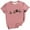 Pink, variant on Fesfesfes Yoga Shirts for Women Fashion Women's Casual Short Sleeve Round Neck Printed Ladies Tops Blouse V Neck Shirt 4(S)